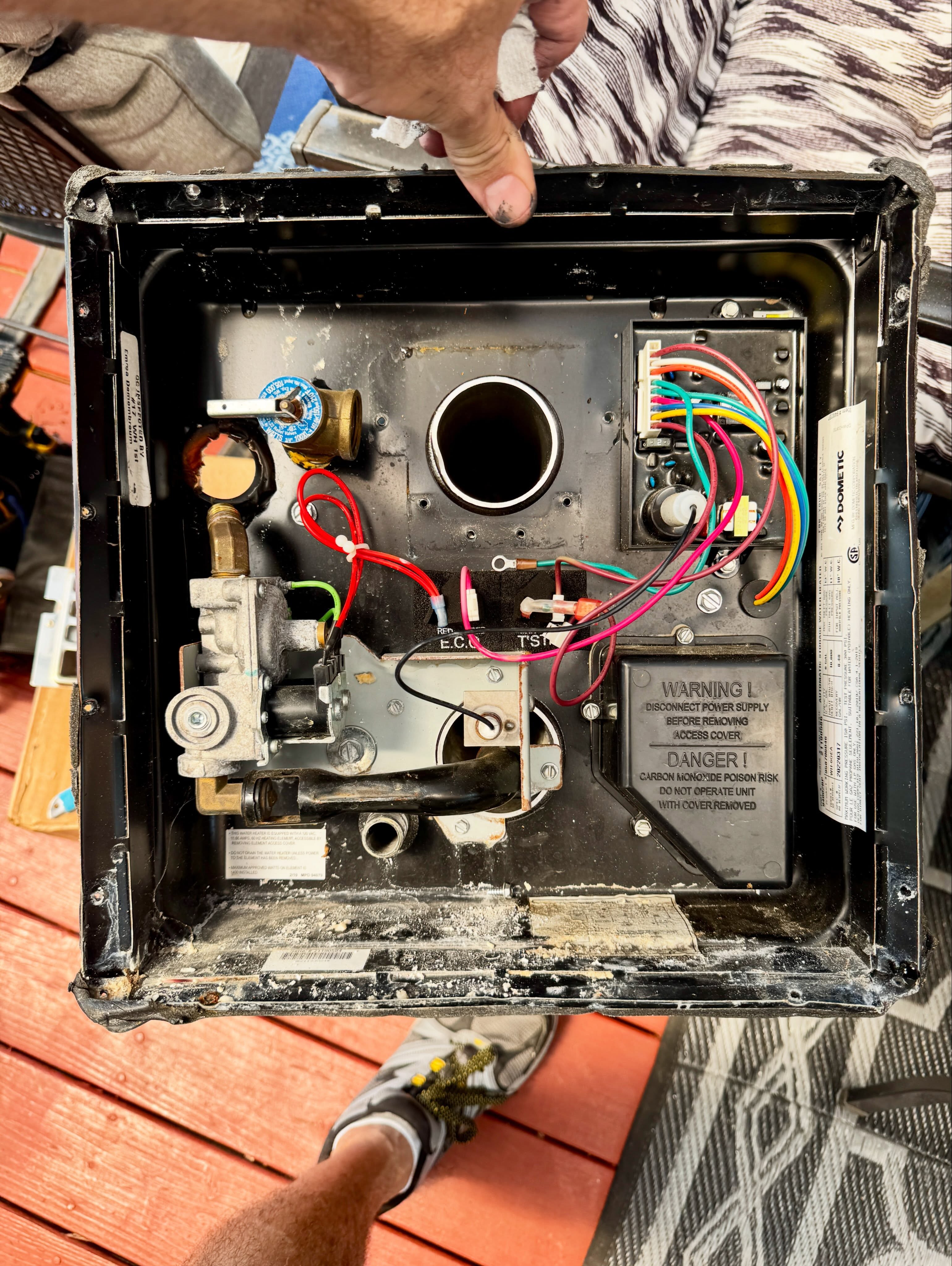 Water heater repair photo 3 on Recreational vehicle in Piney Flats, Tennessee